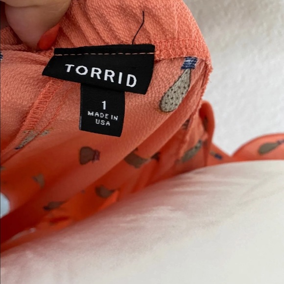 EUC Torrid chiffon top- worn once!! - Picture 6 of 6